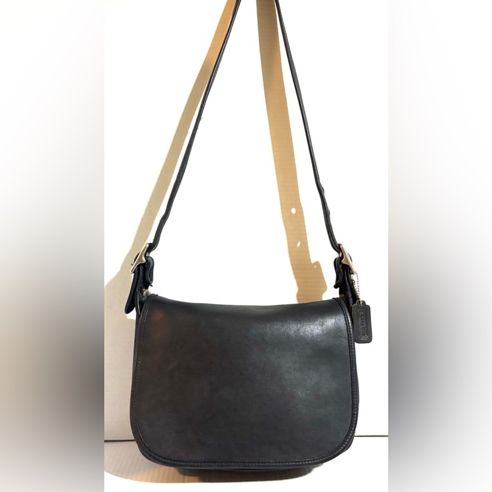 Coach vintage patricia’s legacy Black Leather crossbody Bag